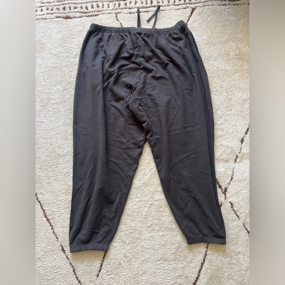 SKIMS mens classic jogger XL black dark grey French terry sweatpants 100% cotton - Picture 3 of 12